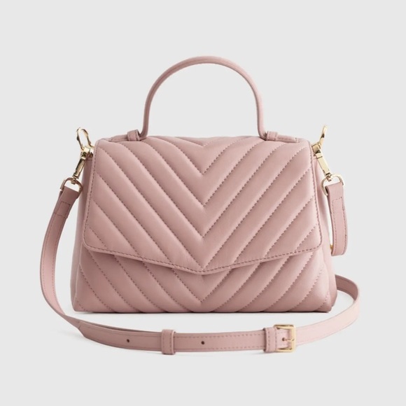 Quince Handbags - Italian Leather Quilted Top Handle Satchel